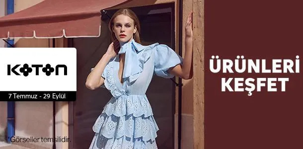 Koton Ürünlerinde Özel Fırsat