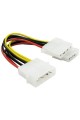 4 Pin Erkek 2 Port Dişi Molex Power Çoklayıcı Güç Kablosu 4 Pin Erkek 2 Port Dişi Molex Power Çoklayıcı Güç Kablosu
