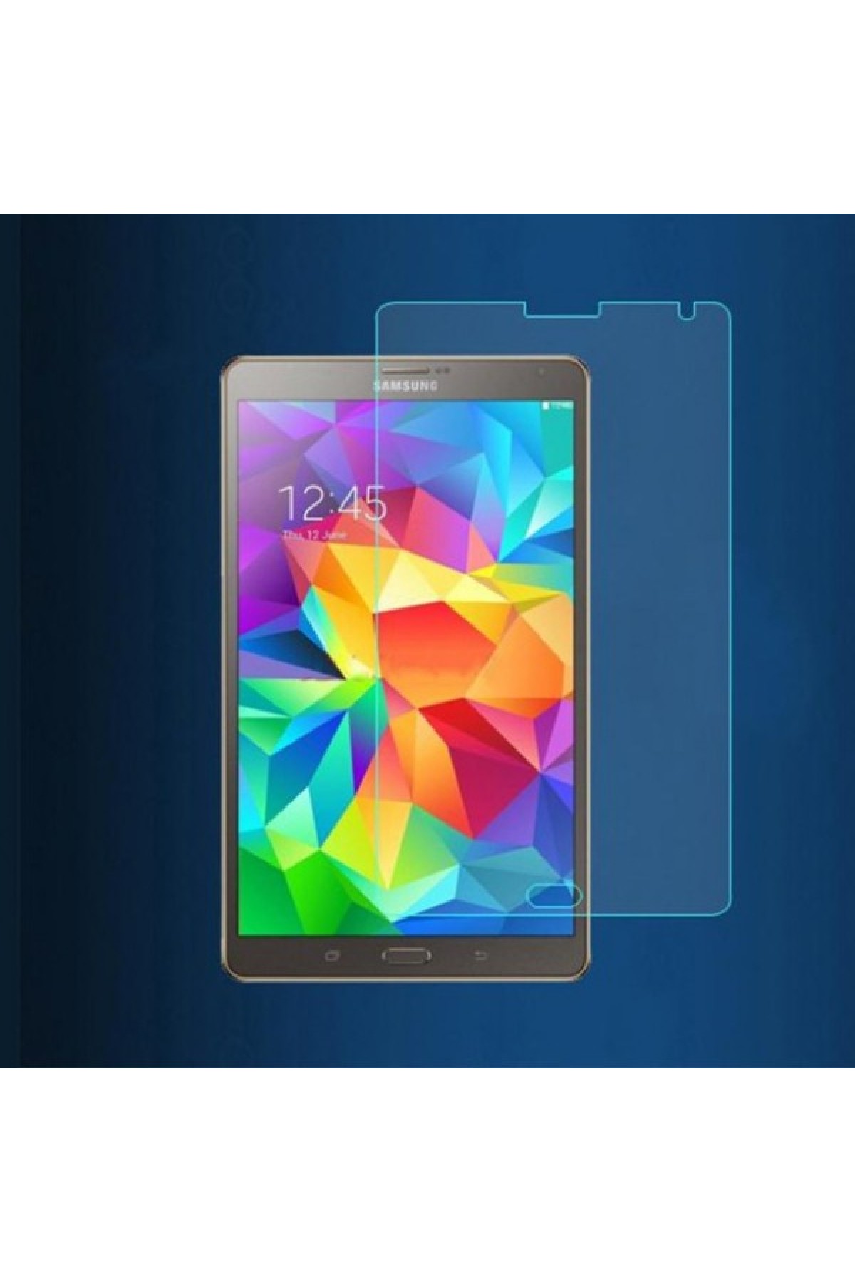 Samsung Galaxy SM-T700 T705 Temperli Cam Tablet Ekran Koruyucu Samsung Galaxy SM-T700 T705 Temperli Cam Tablet Ekran Koruyucu