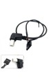 USB 2.0 B Erkek Sol Açı Dupont için 5 Pin Dişi Başlık Anakart Kablo - 50 cm
