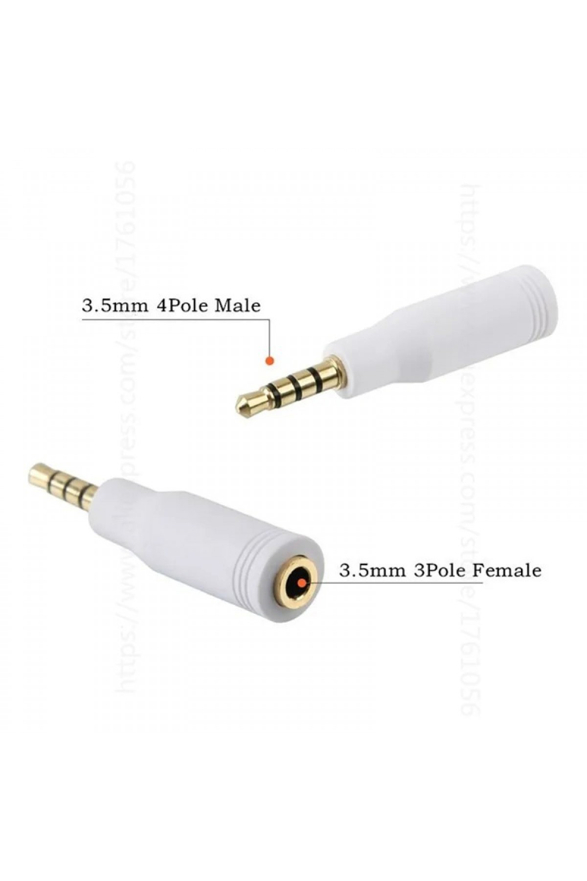 3.5 mm Dişi Erkek Uzatma Aparatı Çevirici 3.5 mm Dişi Erkek Uzatma Aparatı Çevirici