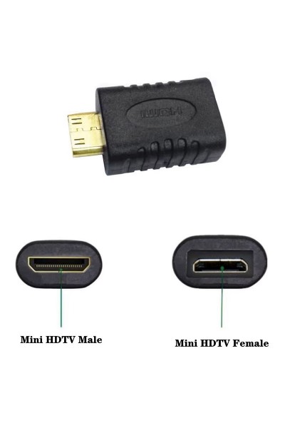 Mini Hdmı Erkek - Mini Hdmı Dişi Dönüştürücü