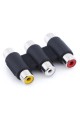 3 RCA Dişi to 3 RCA Dişi Birleştirici Adaptör