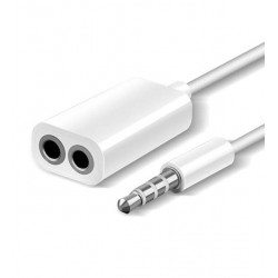 1 Metre 3.5 Mm Stereo 4 Pin Kulaklık Çoklayıcı Kablo Aux Çoklayıcı