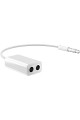 3.5 Mm Stereo 4 Pin Kulaklık Çoklayıcı Kablo Aux Çoklayıcı 15 Cm