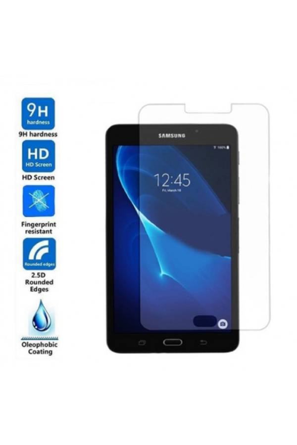Samsung Tab 4 SM-T230 Temperli Cam Tablet Ekran Koruyucu Samsung Tab 4 SM-T230 Temperli Cam Tablet Ekran Koruyucu